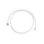 Silver Elliptic Delicate Paperclip Chain Silver Elliptic Delicate Paperclip Chain
