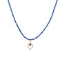 Gold Lapis Arabesque Bead Wrap Necklace Gold Lapis Arabesque Bead Wrap Necklace