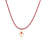 Gold Garnet Arabesque Bead Wrap Necklace Gold Garnet Arabesque Bead Wrap Necklace