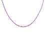 24k gold vermeil Amethyst Gemstone Bead Necklace