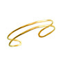 gold wire cuff bracelet