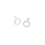 infinity stud earrings in sterling silver infinity stud earrings in sterling silver