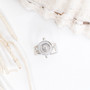 rustic nautical inspired ring, silver