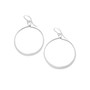 silver circle earrings silver circle earrings