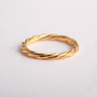 gold braided ring