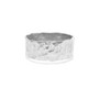 sterling silver 8mm wide hammered ring