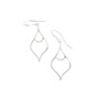small lantern shape arabesque dangle earrings sterling silver