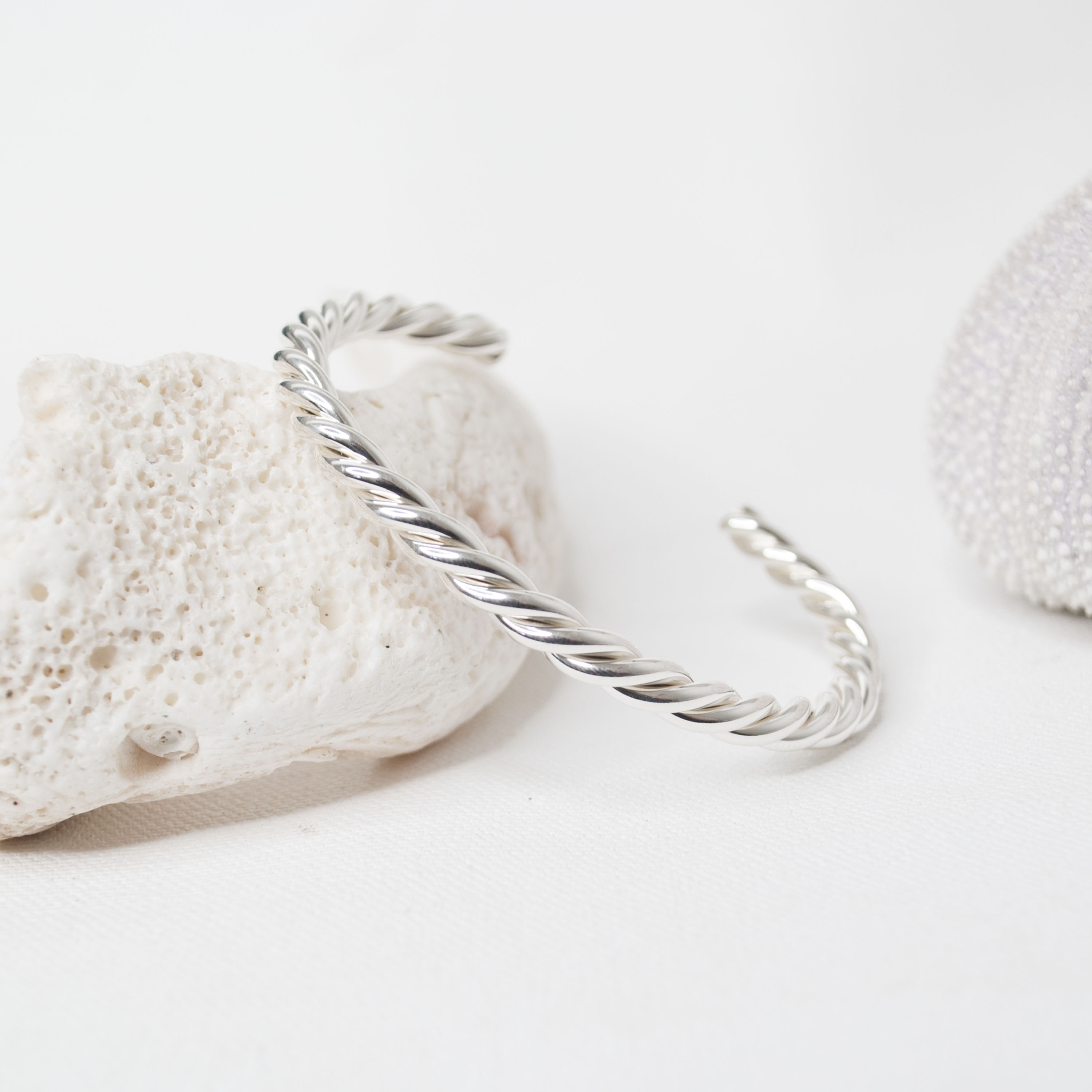 Sterling silver twisted rope bracelet Clearance