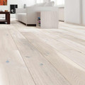 V4 Flooring AL108 Brushed, Cream Stained & Matt Lacquered Lichen White Rustic Oak 14/3 x 207mm x 2200 mm £POA