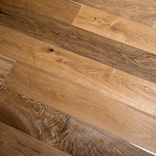V4 Flooring  DC201 Smoked, Brushed & UV Oiled Rustic Oak Bevelled Plank 14/3mm x 190mm x 1900mm