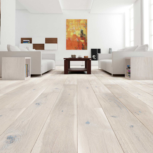 V4 Flooring AL108 Brushed, Cream Stained & Matt Lacquered Lichen White Rustic Oak 14/3 x 207mm x 2200 mm £POA