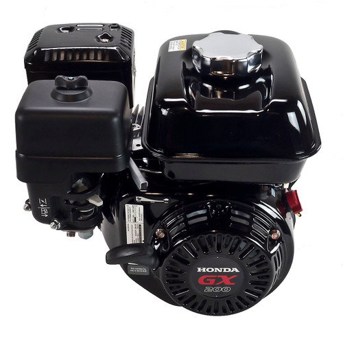 5.5 Net Power Honda GX Commercial Series Engine, Horizontal 3/4x2-5/16 Shaft, Recoil Start, Black Paint 5.5 Net Power Honda GX Commercial Series Engine, Horizontal 3/4x2-5/16 Shaft, Recoil Start, Black Paint