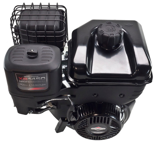 14.50 ft-lbs Gross Torque Briggs & Stratton1450 XR Professional Series Engine, Horizontal 1"x3-21/32" Shaft, Recoil & Electric Start, 10 Amp Alternator, Fuel Tank (19N137-0091)
