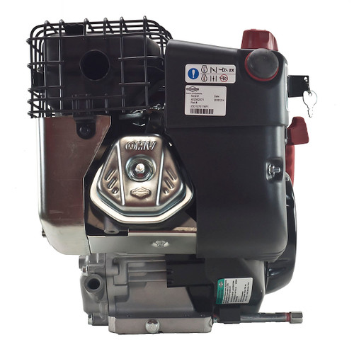 16.50 ft-lbs Gross Torque, Briggs & Stratton 1650 Series Snow Engine Horizontal 3/4"x2-1/2" Shaft, 5.25" Shaft height, Recoil Start, 9 Amp Alt, Dual Ball Bearings (25D137-0116)