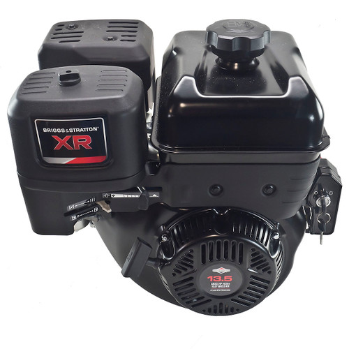 13.5hp Briggs & Stratton XR2100 Series Engine, Horizontal 1"x3-21/32" Shaft, Recoil + Electric Start, 10 Amp Alternator (25T237-0085)