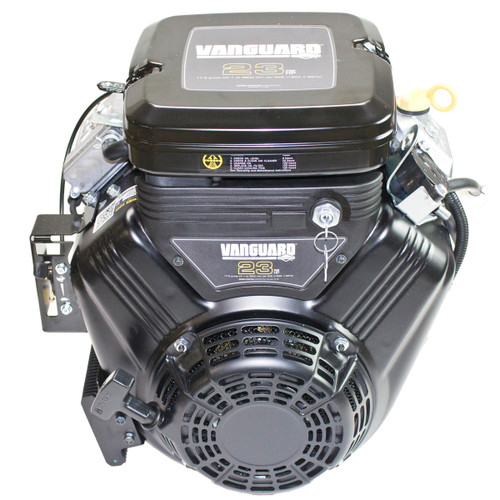 23hp Briggs & Stratton Vanguard Engine, Horizontal  1-1/8" x 4" Shaft, Recoil + Electric Start, 16 Amp Alternator (386447-0444)