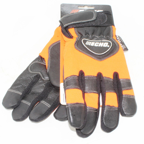 ECHO Chainsaw Gloves (Orange/Black) Large (99988801601)