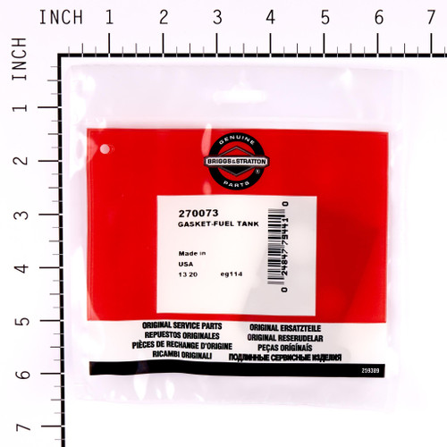BRIGGS GASKET-FUEL TANK 270073 Briggs & Stratton Engine Parts (BS-270073)