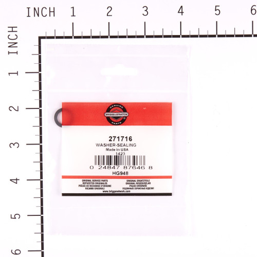 BRIGGS WASHER-SEALING 271716 Briggs & Stratton Engine Parts (BS-271716)