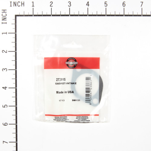 BRIGGS GASKET-INTAKE 27381S Briggs & Stratton Engine Parts (BS-27381S)
