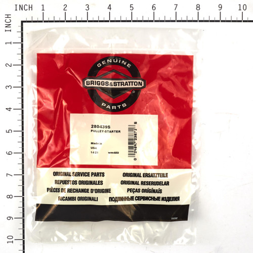 Pulley- Starter Briggs & Stratton Lawnmower Parts (BS-280439S)