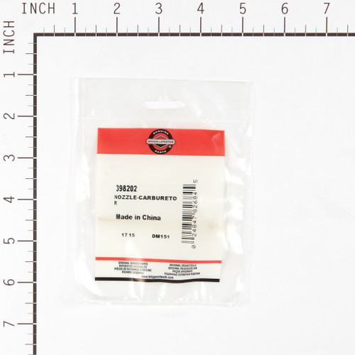 BRIGGS NOZZLE-CARBURETOR 398202 Briggs & Stratton Engine Parts (BS-398202)