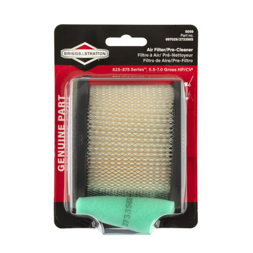 BRIGGS FILTER-AIR 697029/273356S DIY Display Pack 5059K Briggs & Stratton Engine Parts (BS-5059K)