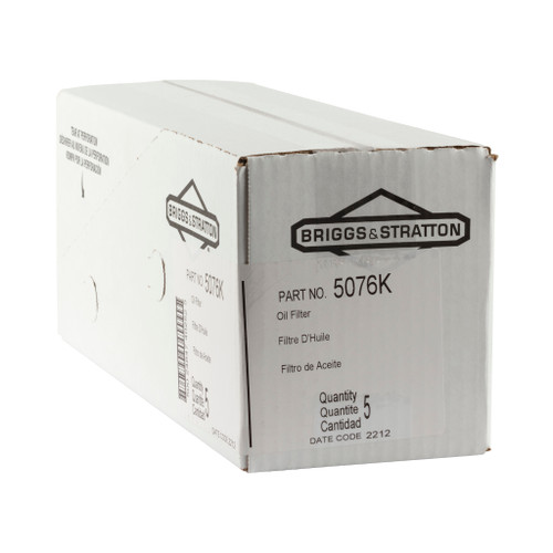 5076K Oil Filter (Extended Life) 696854 DIY Display Package 5076K Briggs & Stratton Engine Parts (BS-5076K)