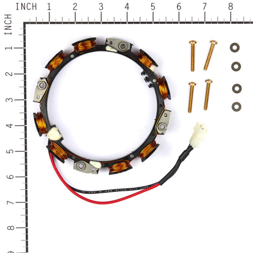BRIGGS Dual 5/3 Amp ALTERNATOR TAKEN OFF NEW ENGINES, fits most 12-25hp engines (BS-592831-D1)