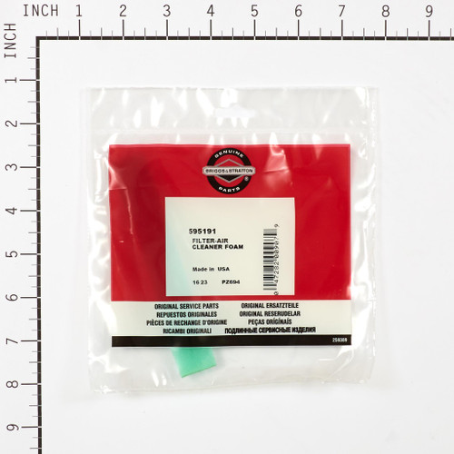 595191 FILTER-AIR CLEANER FOAM (BS-595191)