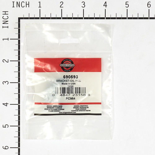 690593 BRACKET-OIL FILL Briggs & Stratton Engine Parts (BS-690593)