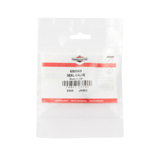 BRIGGS SEAL-VALVE 690968 Briggs & Stratton Engine Parts (BS-690968)
