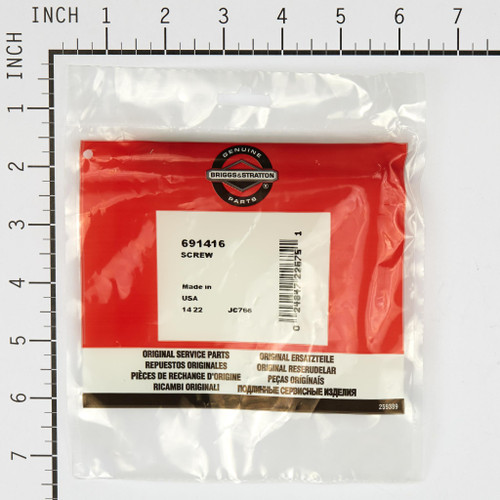 BRIGGS SCREW 691416 Briggs & Stratton Engine Parts (BS-691416)