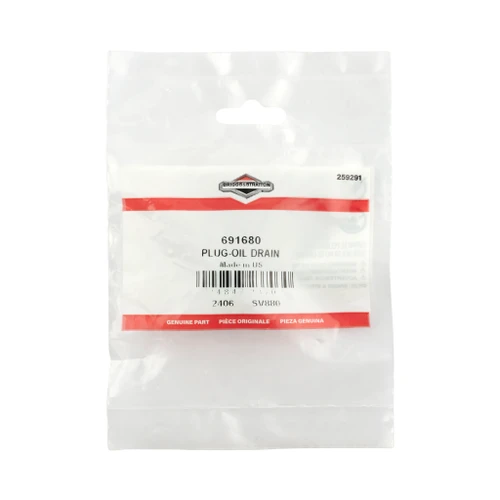 691680 PLUG-OIL DRAIN Briggs & Stratton Engine Parts (BS-691680)
