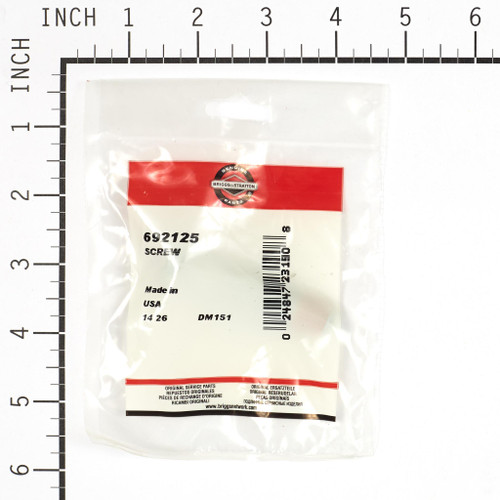 692125 SCREW Briggs & Stratton Engine Parts (BS-692125)