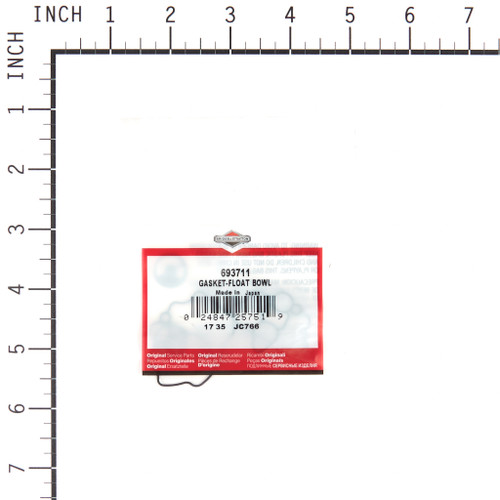 BRIGGS GASKET-FLOAT BOWL 693711 Briggs & Stratton Engine Parts (BS-693711)