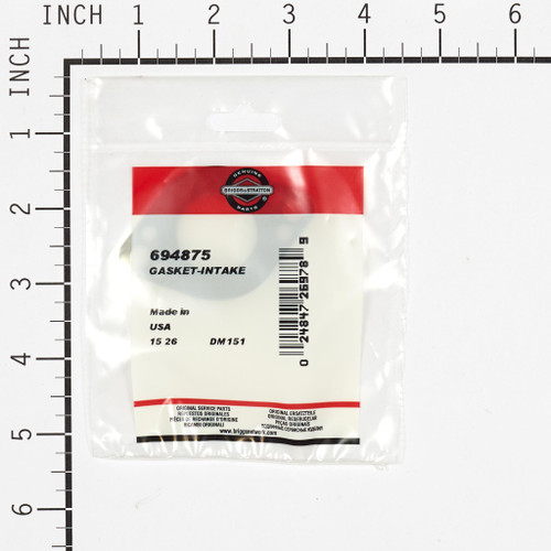BRIGGS GASKET-INTAKE 694875 Briggs & Stratton Engine Parts (BS-694875)