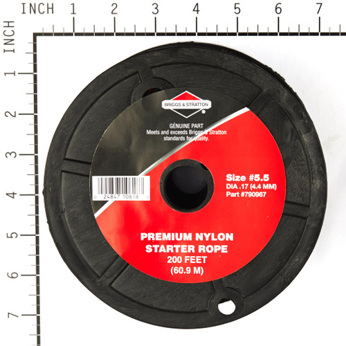 790967 Starter Rope 200 foot spool size 5.5 Briggs & Stratton Engine Parts (BS-790967)