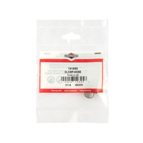 BRIGGS CLAMP-HOSE 791850 Briggs & Stratton Engine Parts (BS-791850)