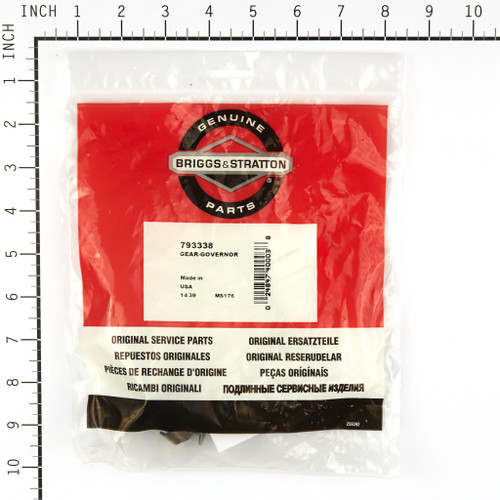 BS-698231 BRIGGS GEAR-GOVERNOR 698231 Briggs & Stratton Engine Parts (BS-793338)