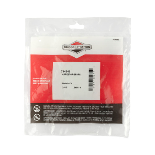 794945 Arrester-Spark Briggs & Stratton Engine Parts (BS-794945)