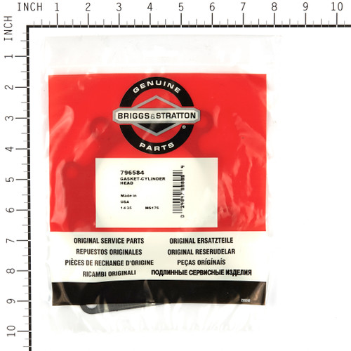 BRIGGS GASKET-CYLINDER HEAD 796584 Briggs & Stratton Engine Parts (BS-796584)