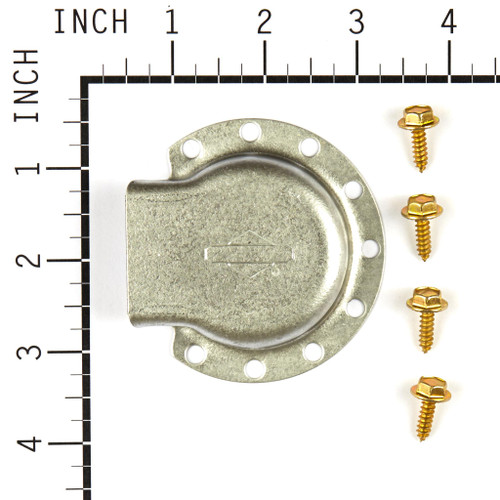 BRIGGS DEFLECTOR-MUFFLER, DEFLECTOR ONLY-NO ATTACHING HARDWARE INCLUDED, TAKEN OFF A NEW ENGINE, 796956 Briggs & Stratton Engine Parts (BS-796956-D1)