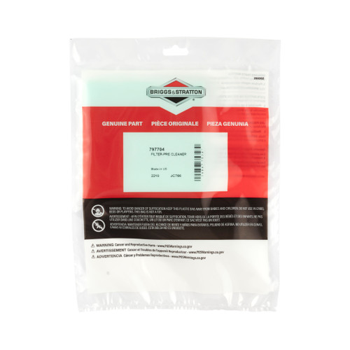 797704 FILTER-PRE CLEANER (BS-797704)
