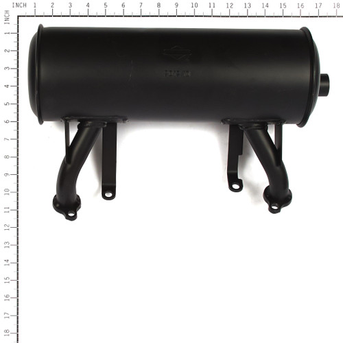 Briggs & Stratton Vanguard Muffler 808896 for 380400, 381400, 386400 series Horizontal, Right Side Exhaust (BS-808896)