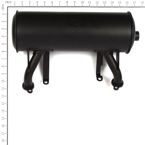 Briggs & Stratton Vanguard Muffler 808896 for 380400, 381400, 386400 series Horizontal, Right Side Exhaust (BS-808896)