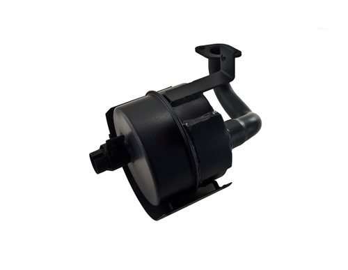 Muffler to fit vertical OHV engines from 9-21hp, Replaces Snapper 7-4453 for Rear Engine Riders with Bagger, fits Intek model 21, 28, 31, Briggs & Stratton Engine Parts (BS-MUFFLER-38)