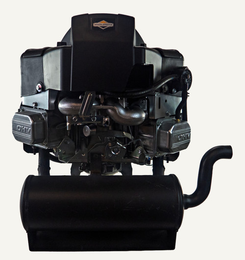 Right Muffler to  fit 18-28HP Briggs Intek Engines, Model "40", "44", and "49" Series Briggs & Stratton Engine Parts (BS-MUFFLER-63)