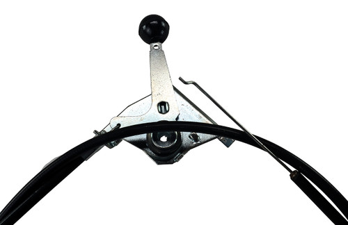 Left throttle cable with drilled out mounting hole Conversion Kit Parts, cable length 60" (CABLE-THROTTLE-L-D)