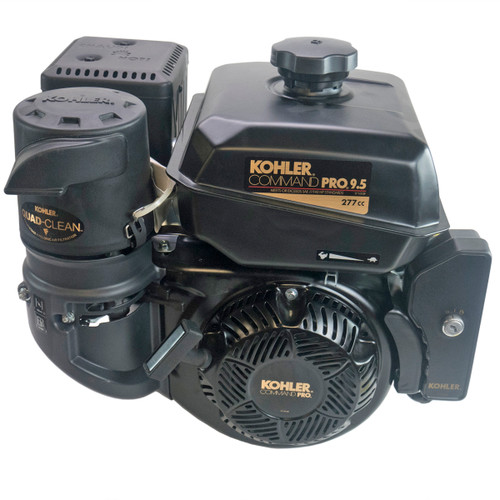 9.5hp Kohler Command Pro Engine, 2:1 Wet Clutch Gear Reduction Horizontal 22mm Shaft, Recoil + Electric Start, 10 Amp Alternator, Cyclonic Air Filter (CH395-3038)